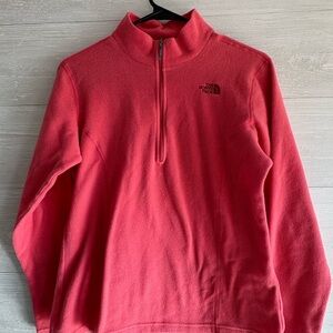 The North Face Pink Half-Zip Sweater